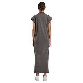 Build Your Brand Vintage Long Dress Short Sleeve