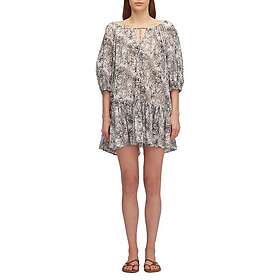 Sundek Fleur De Joie Print 3/4 Sleeve Kort Klänning