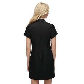 Superdry Lbd Satin Mandarin Kortärmad Kort Klänning