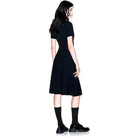 Armani Exchange Xw001885_Af10352 Fit And Flare Short Sleeve Dress