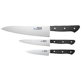 MAC Knivsett Kokkekniv Brukskniv 318 CHEF-35 KNIVSET