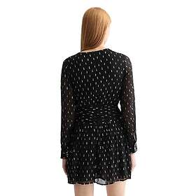 Scotch & Soda Draped Front Langærmet Kort Kjole
