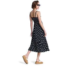 Roxy Sunrise Coastline Printed Sleeveless Long Dress