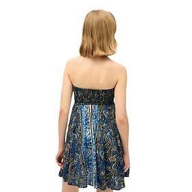 Superdry St Tropez Sans Manches Feuille Paisley Robe Courte