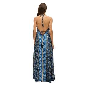 Superdry St Tropez Paisley Sans Manches Longue Robe