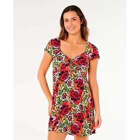 Rip Curl Blooming Kort Ärmar Blomstermönster Klänning