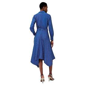 Salsa Jeans 21009348 Asymmetrisk Midi Kjole Med Lang Ærme