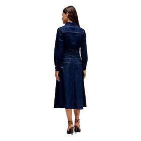 Salsa Jeans 21010318 Long Sleeve Cotton Midi Dress