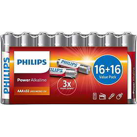 Philips Power Alkaline AAA 32-pack