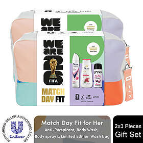Sure FIFA Match Day Fit Gift Set for Her (Body Wash, Body Spray, Wash Bag)