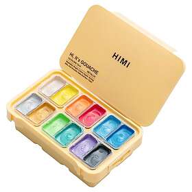 Himimi Gouache Metallic 12-pack