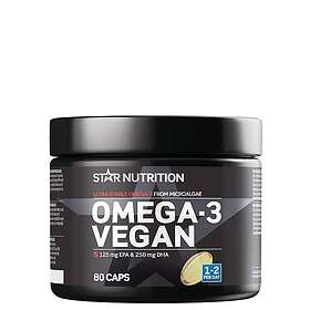 Star Nutrition Omega-3 Vegan 80 kapsler