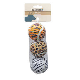 Beeztees Jungle Balls 3-Pack 6,5cm
