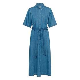 Part Two Amapw Skjortekjole Denim Kort Ærme