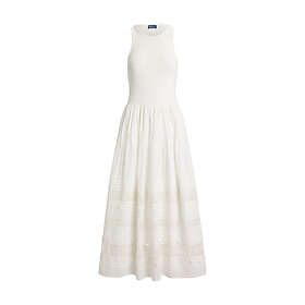 Polo Ralph Lauren 2X2 Rib/Ctn Voile-Wvn Dress