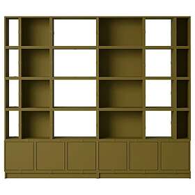 Muuto Stacked Configuration 1 Bokhylle Brun Grønn