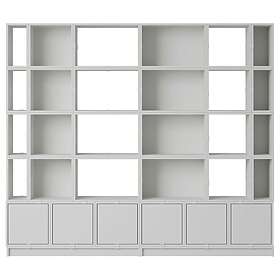 Muuto Stacked Configuration 1 Kirjahylly Grå