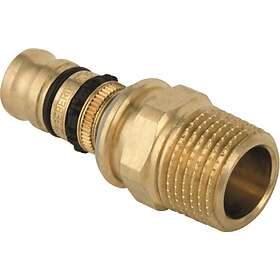 Geberit Adapter Koppling Mässing Hanlig Tråd 26x20mm