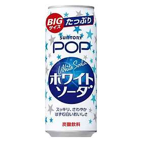 Suntory Pop White Läsk 0,49l