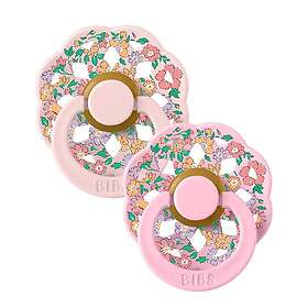 Bibs Liberty Boheme Latex Sugerare 0+m 2-pack (Rosa)