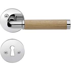Beslagsboden Design 843 Silver Dörrhandtag för privatrum (B843EKN)
