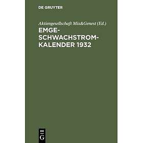 Emge-Schwachstrom-Kalender Kalender 1932