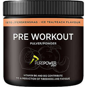 Pure Power Pre-Workout PWO Icetea Fersken 300g