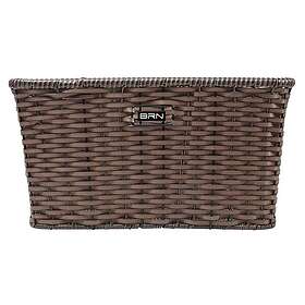 BRN Ecopelle Wicker Bicycle Basket Front/Rear