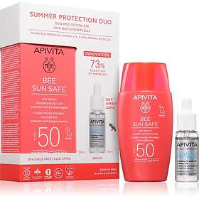 Apivita Bee Sun Safe Summer Protection Duo Coffret pour Femme (Invisible Face Fl