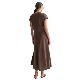Scotch & Soda Ufu01447t Linen Midi Dress