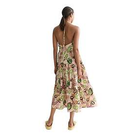 Scotch & Soda Ufu01427t Ärmlös Djurprint Midiklänning