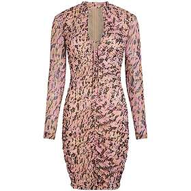 Karl Lagerfeld B1w13046 Ruffled Statement Print Dress