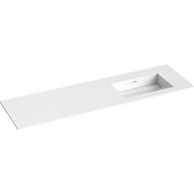 Korsbakken Servant Møbelservant Corian Hvit 160x46.5cm 373902166