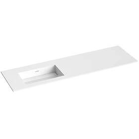 Korsbakken Servant Corian Hvit 160x46.5cm 383902165