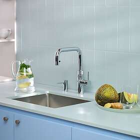 Quooker Flex Square Kitchen Mixer Tap Q212100902CUBE (Svart)