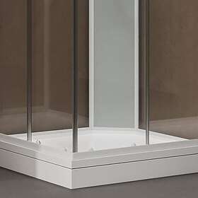 1904 Otra Firkantet Dusjkabinett Frostet Glass 80x80cm 7036921
