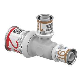 Uponor S-press PPSU T-rør 25-16-16mm
