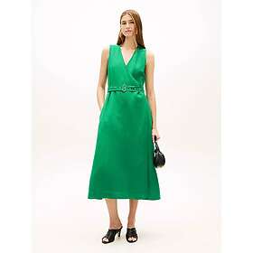 Tommy Hilfiger Ww0ww48951 Ärmlös Linne Midi Klänning