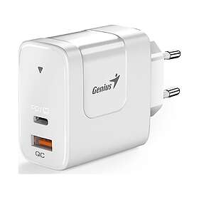 Genius 32590010400 2-Port USB-C + USB-A Väggladdare 65W