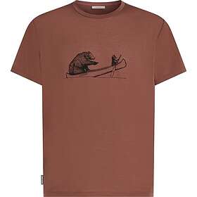 Icebreaker Core Short Sleeve T-shirt Canoe Companions Carob (Herre)