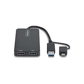 StarTech.com 107B-USB-HDMI-2 USB-C urosliitin HDMI naarasliitin Adapteri 18.3m