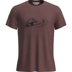 Icebreaker Canoe Companions Short Sleeve T-shirt Carob XXL (Herre)