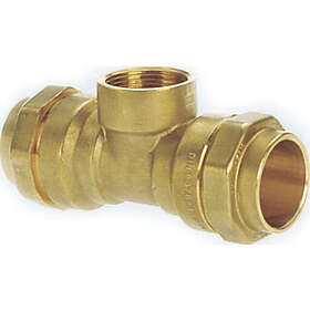 Isiflo Mässing Tee Street 40mmx1-1/4"