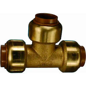 Tectite Classic Brass Tee Compression Coupling 22x22mm