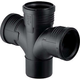 Geberit Silent-PP Double Socket Elbow 87.5° 110x110mm