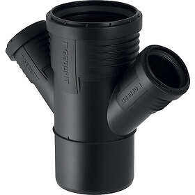 Geberit Silent PP Dobbelt Sokkel Albue 45° 50mm