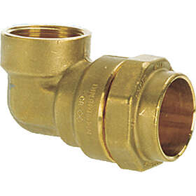 Isiflo Kobling Messing Albue 90° 20mm x 1/2"