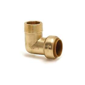 Tectite Classic Messing Albue 90° 15mmx1/2"