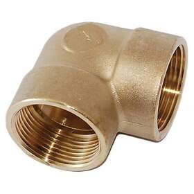 Isiflo Messing Dobbel Sokkel Albue 90° 34"x12"