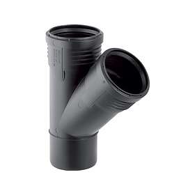 Geberit Silent PP T-stykke 45° 94mm